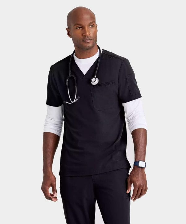 Barco Unify Men's 3 Pocket V-neck Top | BUT153