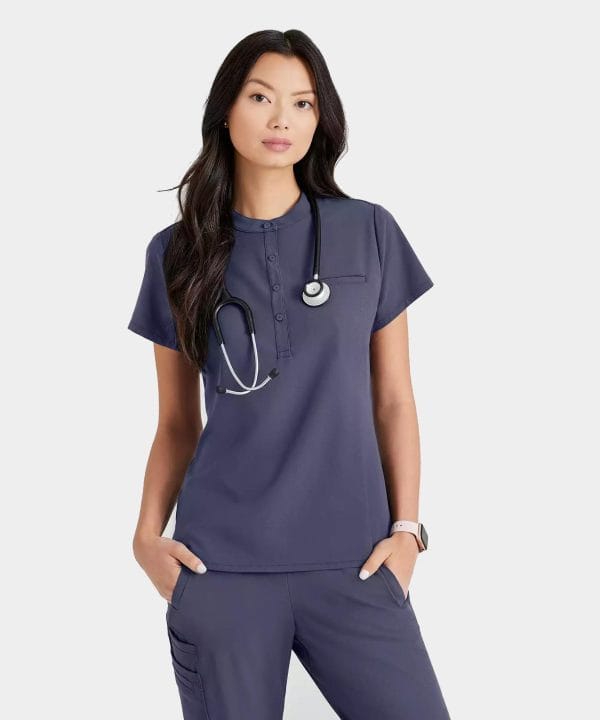 Barco Unify Women's 1 Pocket Collar Tuck In Top | BUT163