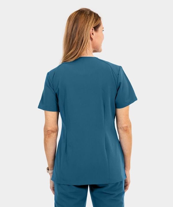 Alternative view of Women's Dressy Asymmetrical Zipper Top | 3801