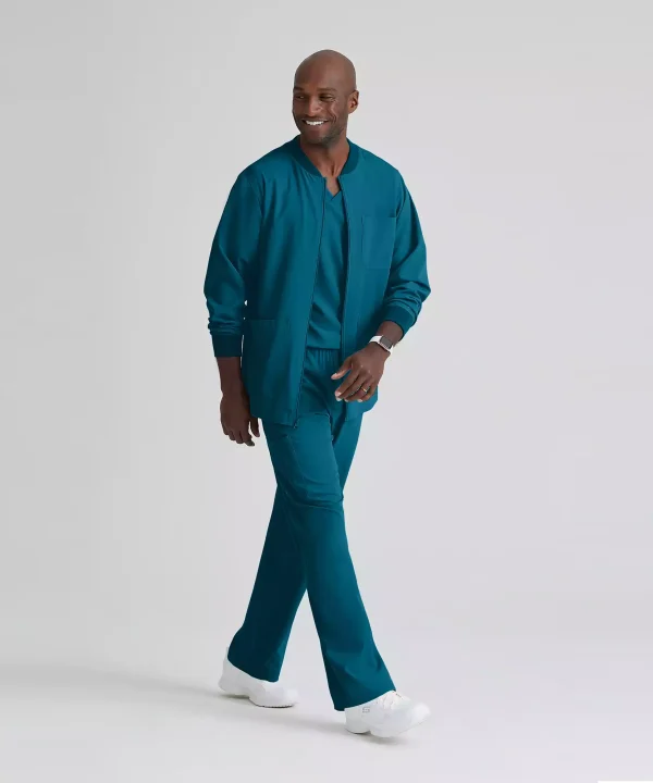 Alternative view of Men's Warm-Up Zip Jacket | SK0408