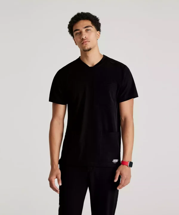 Skechers Men's 3 Pocket Round Neck Top | SKT193
