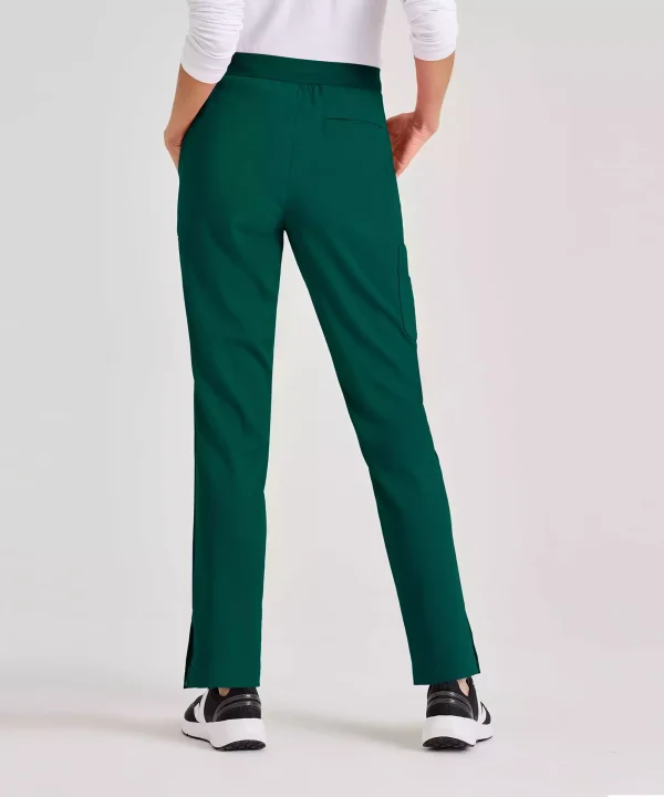 Alternative view of Women's Double Cargo Tapered Scrub Pants with Elastic Waistband | GRSP526