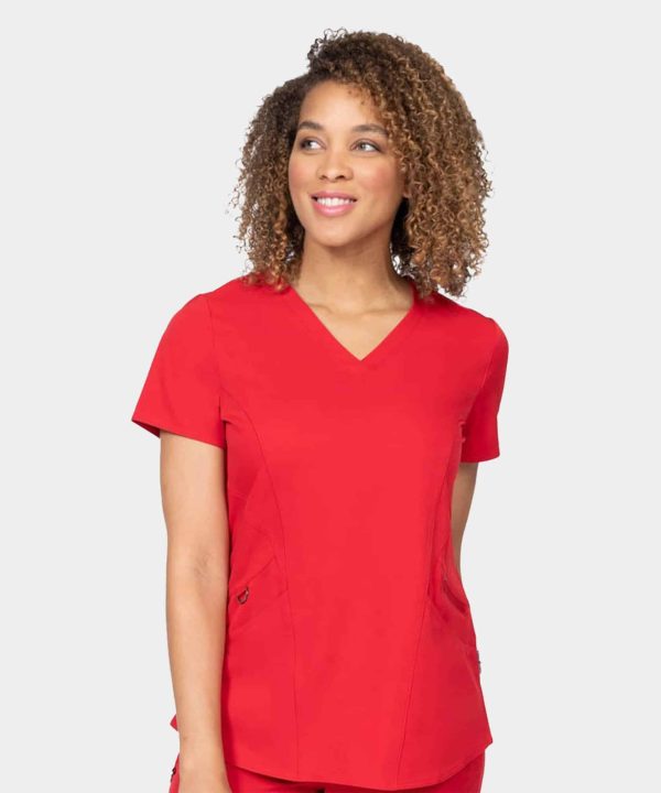 Women's V-Neck Scrub Top | 1084