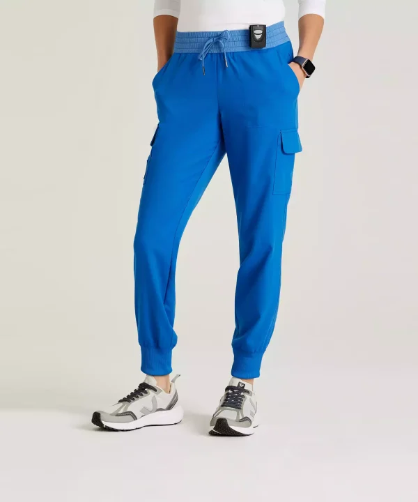 Grey's Anatomy Spandex Stretch Women's 5 Pocket Two-Toned Jogge | GRSP639