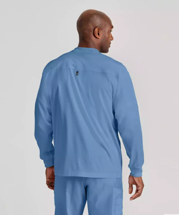 Alternative view of Men's Antimicrobial Warm-Up Scrub Jacket | GRSW871