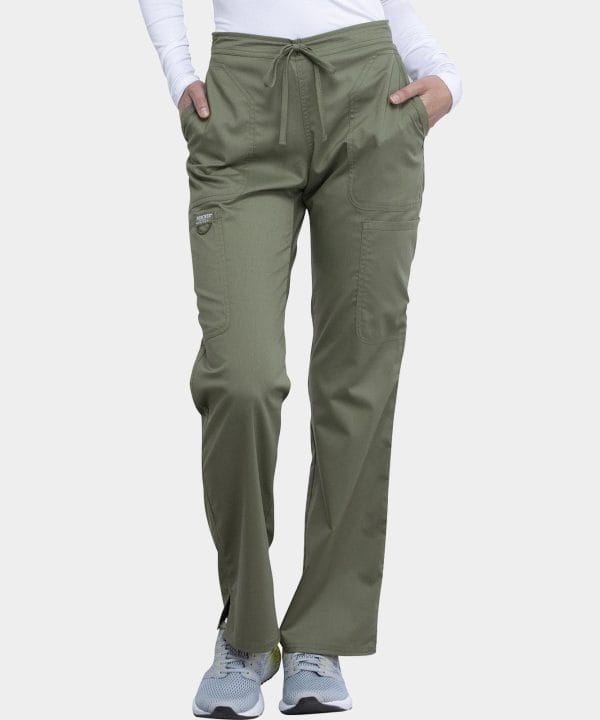 Mid Rise Moderate Flare Drawstring Pant Tall Length | WW120T