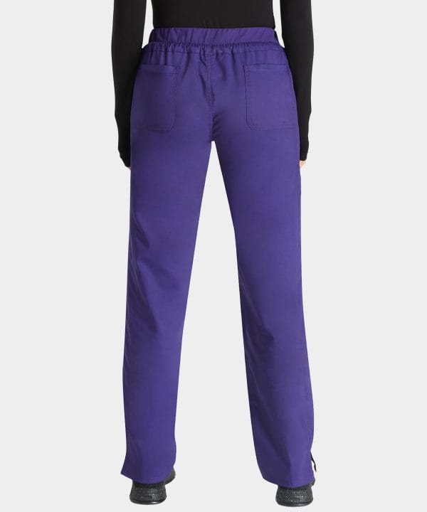 Alternative view of Mid Rise Tapered Leg Drawstring Pant Regular Length| WW105