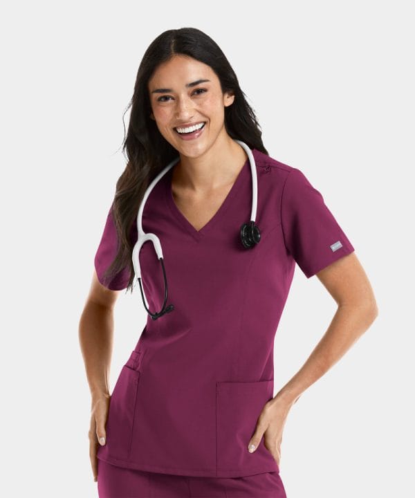 Women's Double V-Neck Top | 5001