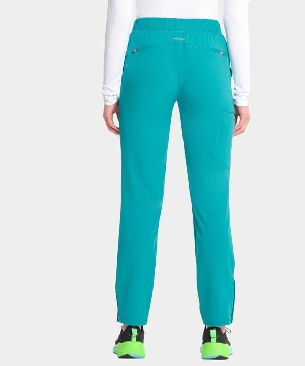 Alternative view of Mid Rise Pull-on Tapered Leg Cargo Pant Petite Length| IN120AP