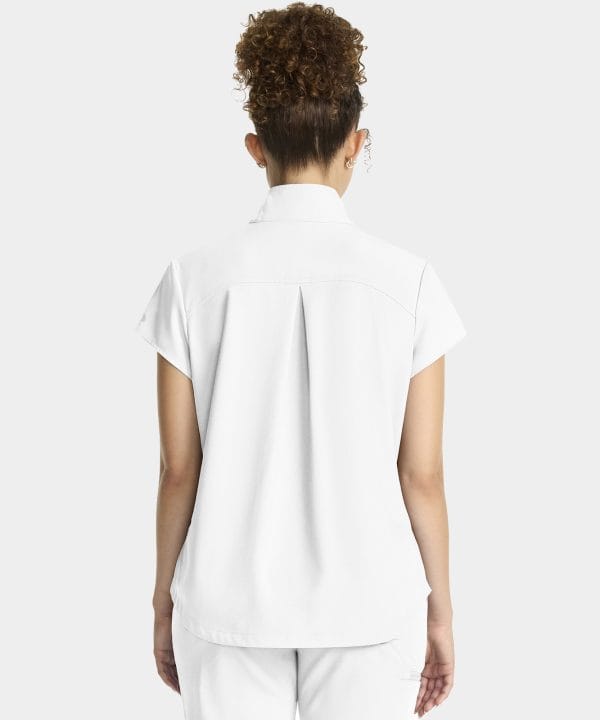 Alternative view of Bella Quarter Zip Scrub Top | HH752