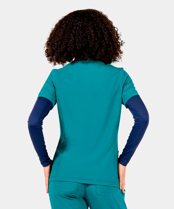 Alternative view of Women's V-Neck Top | 4801