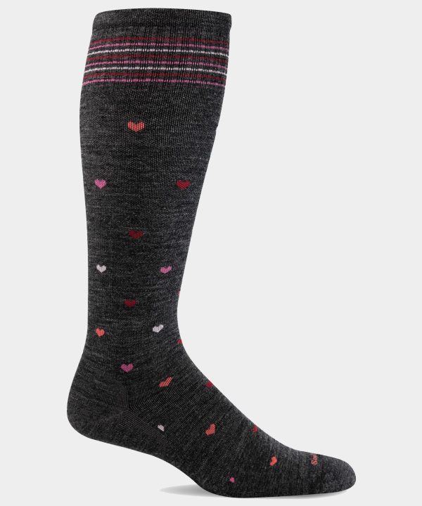 Sockwell Women’s Full Heart Wide Calf Compression Sock