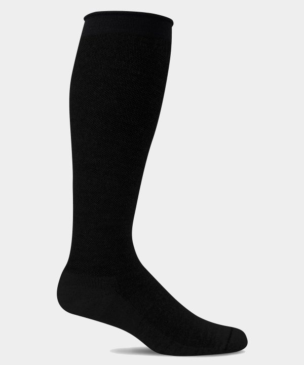 Alternative view of Women's Full Floral Compression Socks - Wide Calf | SW63W