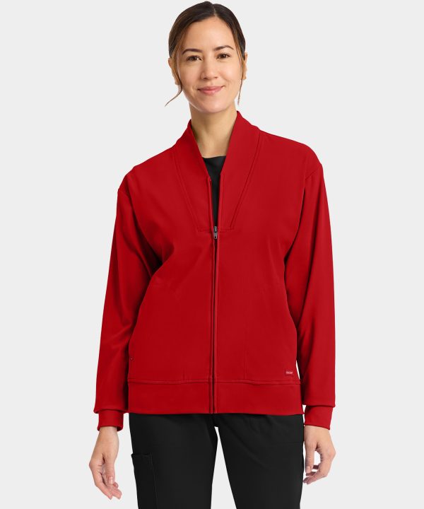 Cherokee Achieve Women’s Shawl Collar Scrub Jacket