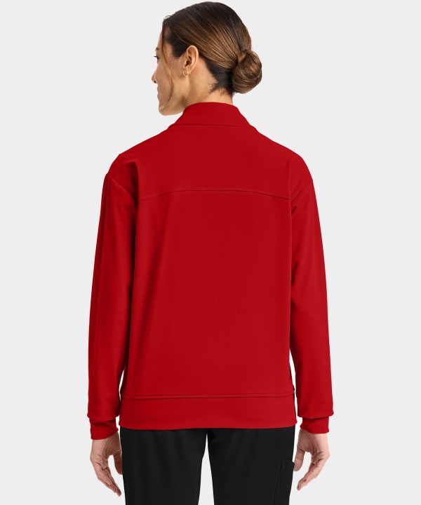 Alternative view of Women’s Shawl Collar Scrub Jacket | CK353