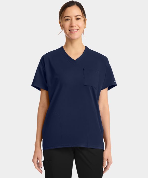 Women’s V-Neck Tunic Scrub Top | CK863
