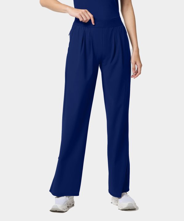 Women's 3-Pocket Wide Leg Pant Petite Length | IN025AP