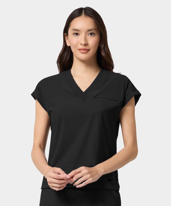 Women’s Tuck-In Dolman V-Neck Scrub Top | IN00034